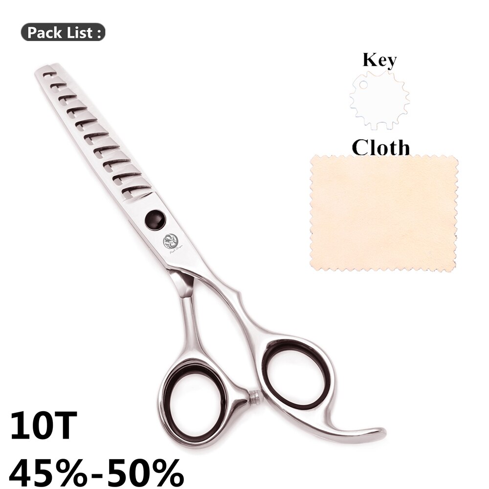 Violet Dragon JP-ciseaux pour Salon de coiffure 6.0 pouces, ensemble de ciseaux amincissants pour coupe de cheveux 2000 #: 2000 Hei-10T-6N