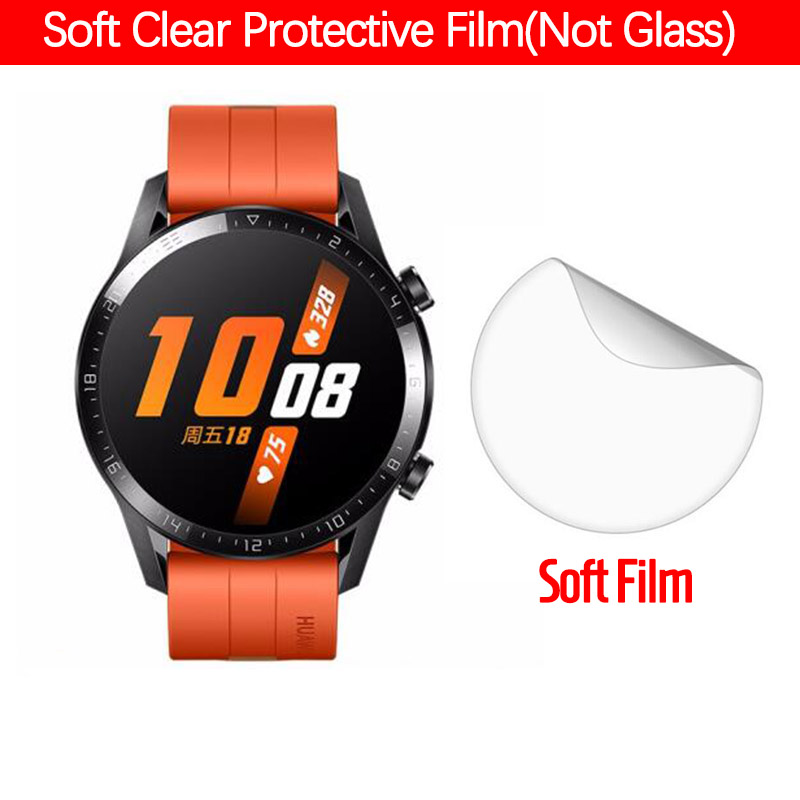 Soft Clear Protective Films For Huawei Watch GT 2 GT2 42MM 46MM Smart watch Full Screen Protector Cover Film (Not Glass)