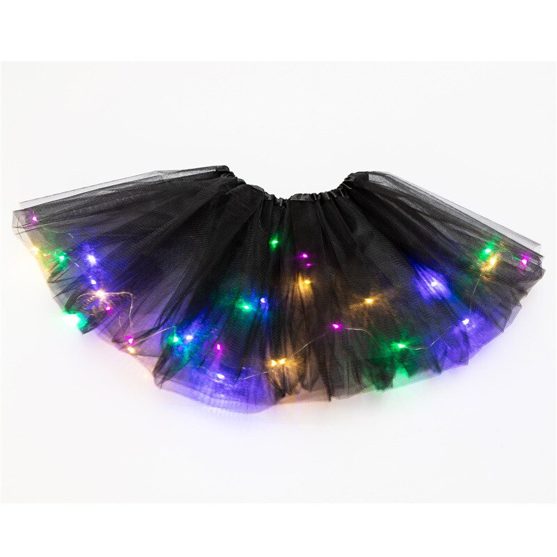lumière LED Up jouets pour femmes clignotant Tutu jupes petite robe de princesse adultes anniversaire lueur fête fournitures