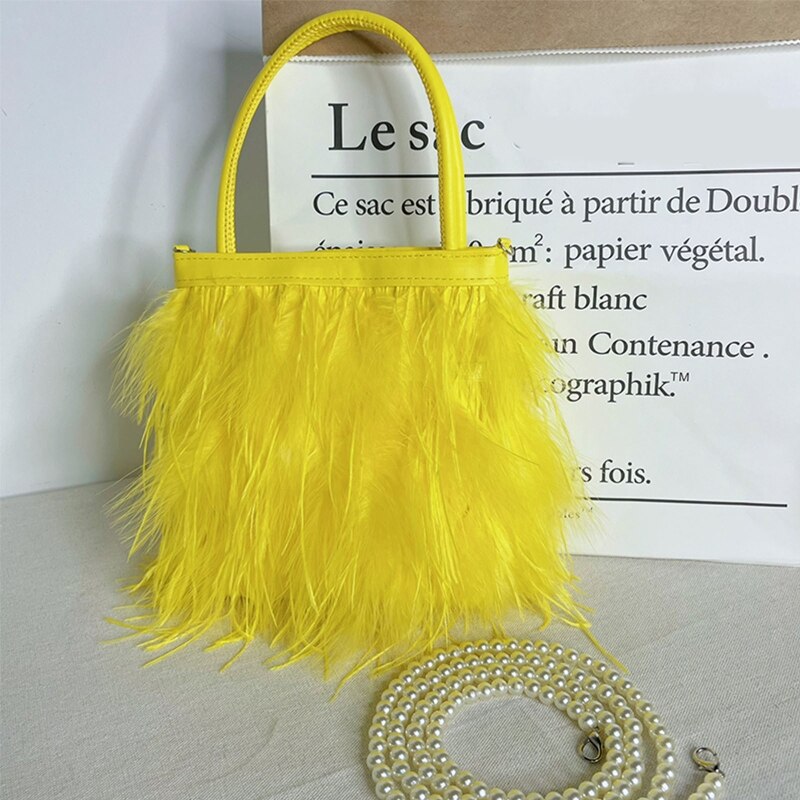 Mädchen- und damen-schultertasche aus pu-leder und kunstpelz, umhängetasche für bankette, jahreshauptversammlungen, partys und nachtclubs