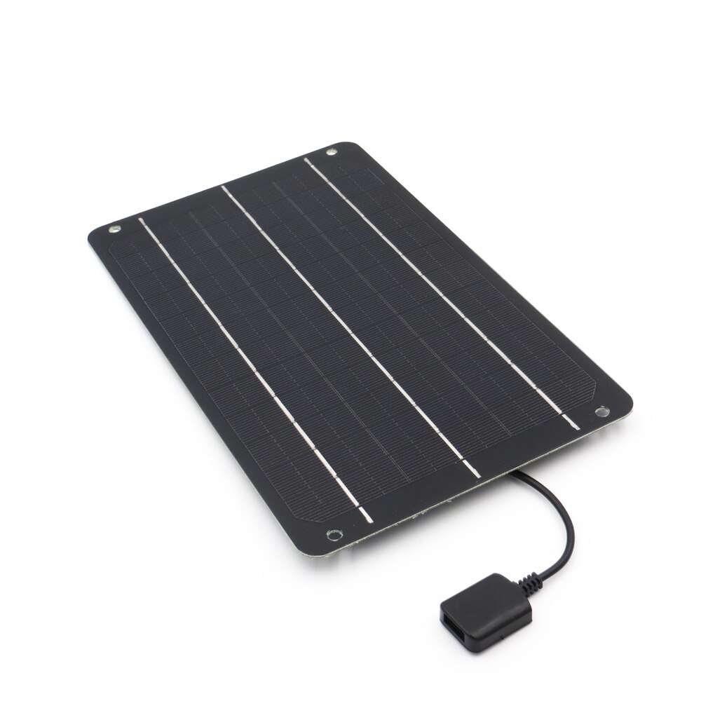 Portable 5W Solar Charger Solar Panels Charger with Usb Port Solar Battery Charger Power for Mobile Phones 5V USB