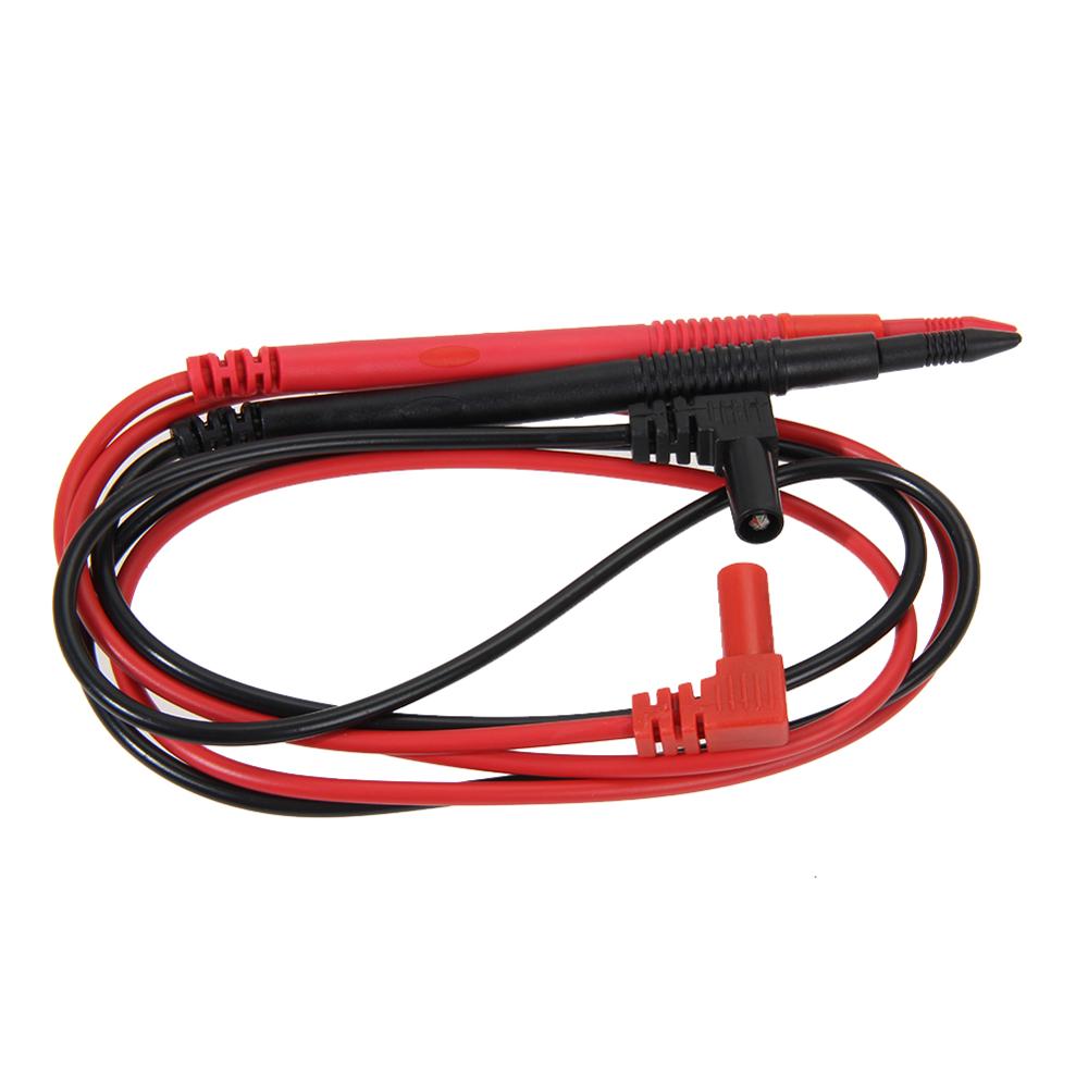 16 st/set universella prob-testledningar stift för digital multimeter nålspetsmätare multimeter tester ledning sond tråd penna kabel: 2 st