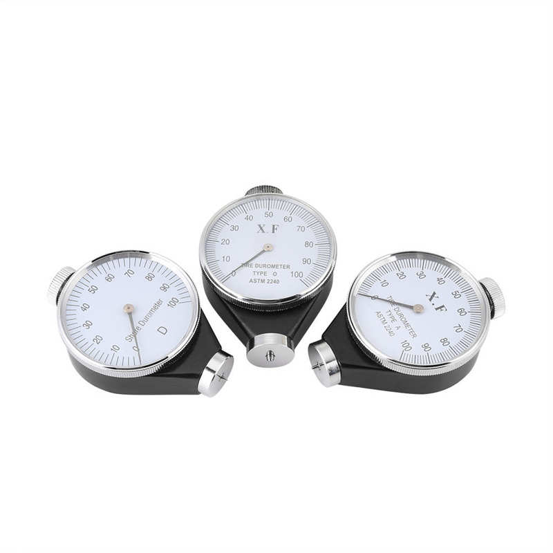 Uadme Shore A Durometer, 0-100 HA Analoge Hardheidsmeter, Precisie Hardheidstestapparatuur voor Rubber, Polyurethaanschuim, Leer, Was Uadme Shore A Durometer, 0-100 HA Analoge Hardheidsmeter, Precisie Hardheidstestapparatuur voor Rubber, Polyurethaanschuim, Leer, Was