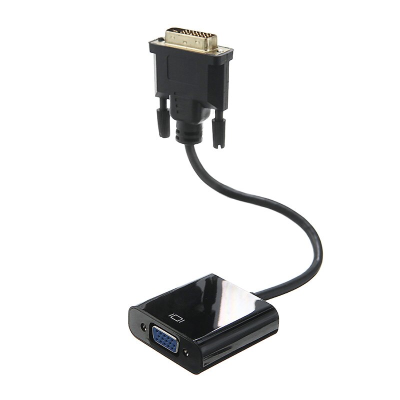 Nuovo DVI-D 25Pin a VGA 15Pin Femmina SVGA Video Del Computer Adattatore 20 centimetri Cavo per il Computer Portatile Desktop Visualizzatore Digitale Cavi convertitore