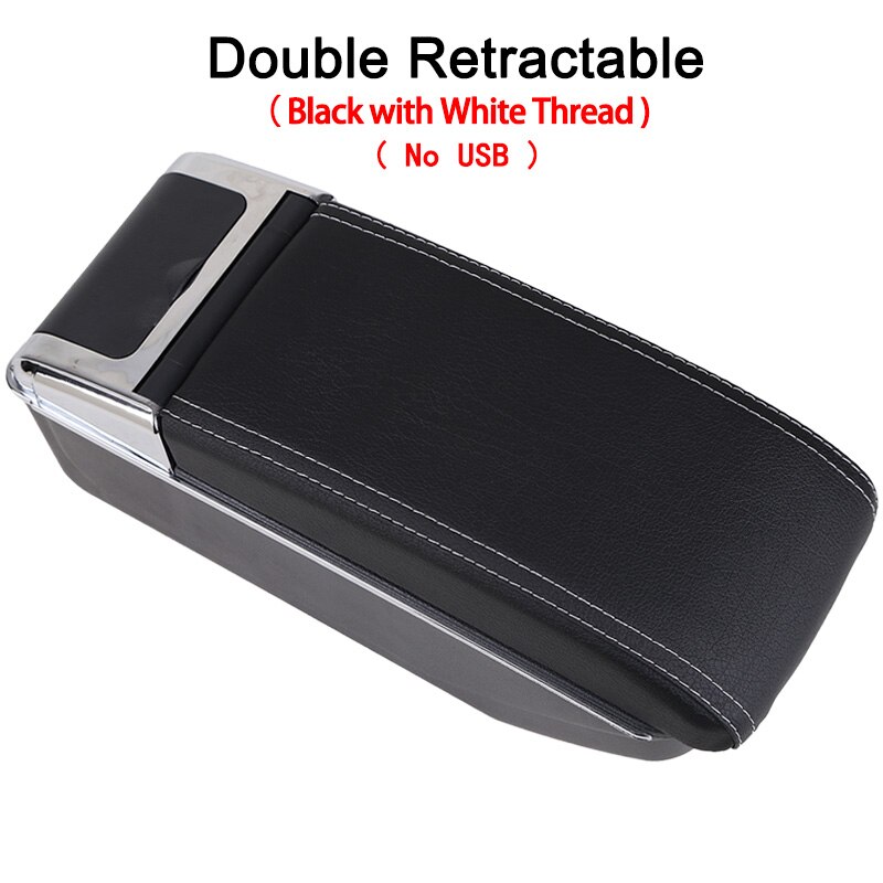 for Peugeot Partner II 2 armrest box universal car center console caja modification accessories double raised with USB