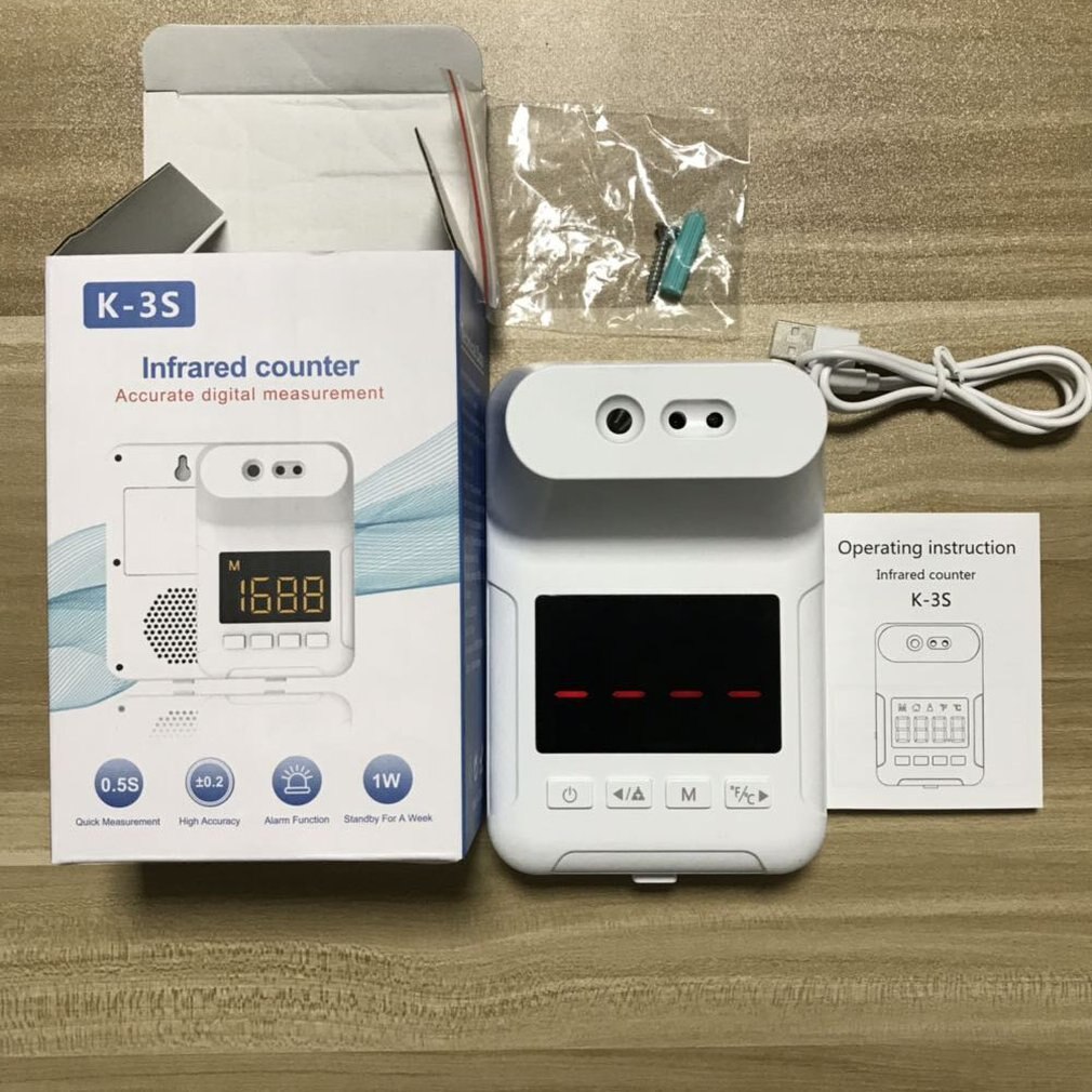 Wall-mounted Forehead Thermometer Convenient Mini Infrared Thermometer Practical Thermometer Indoor Use