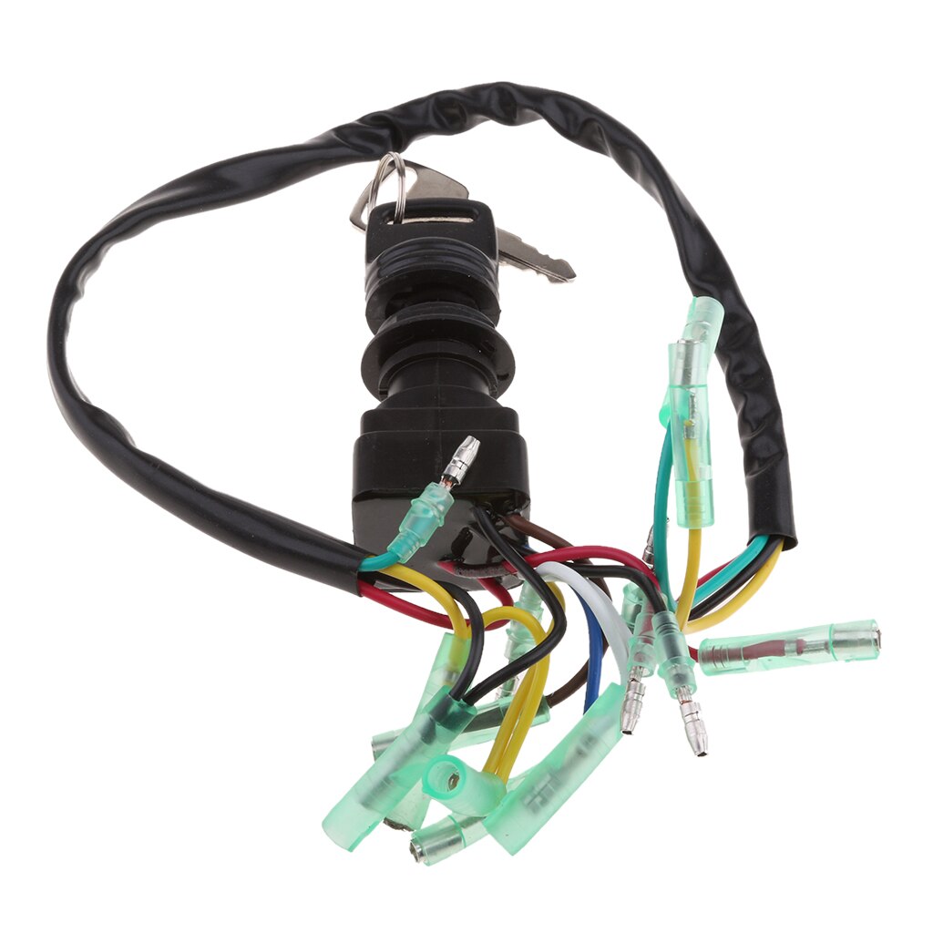 Ignition Key Switch for Yamaha Outboard Control Box 2 &amp; 4 stroke Push to Choke 703-82510-43 for ignition key switch