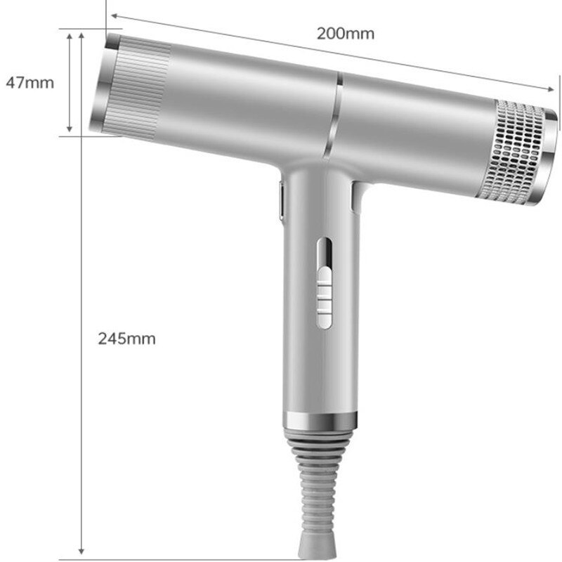 Professionele Haardrogers Licht Weighte Föhn Salon Droger & Cold Wind Negatieve Ionische Haar Stijl Tool