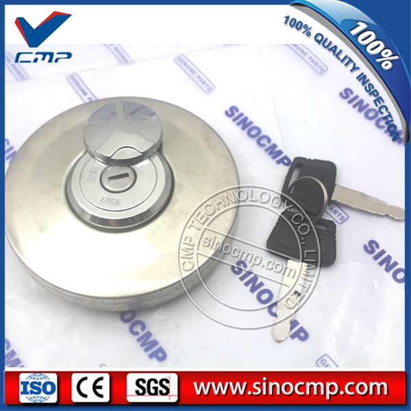 SANYI – bouchon de réservoir de carburant pour Sany, 2 clés, 55 65 75 135 215 235