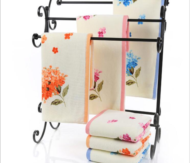 75*140 cm Blumenmuster Baumwolle Badetücher für Erwachsene, Strand Frottee Handtücher Schlecht, Blume Schlecht handtuch, Serviette de Bain