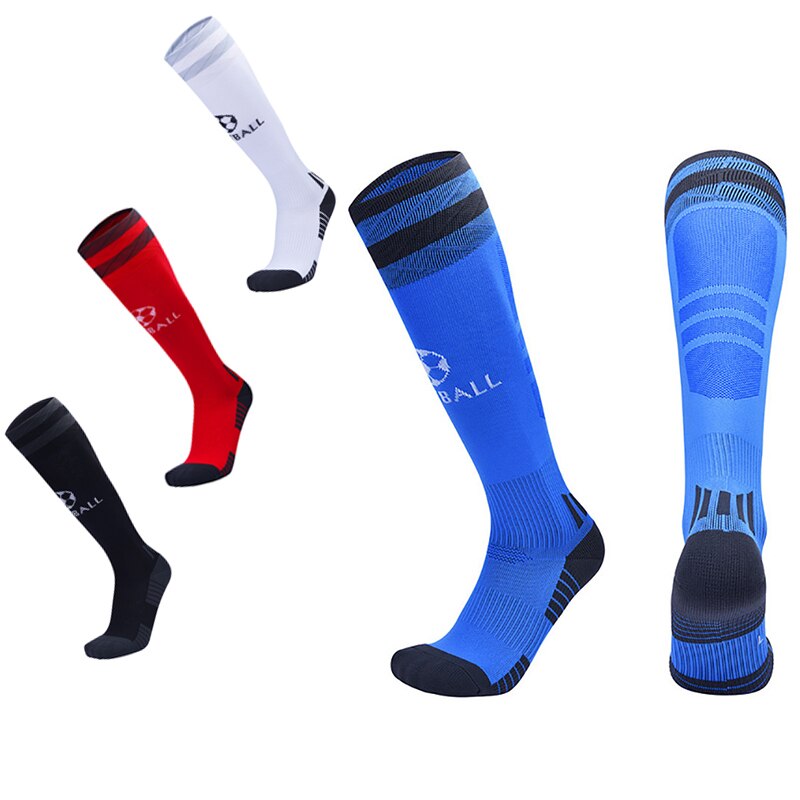 USHINE Professionale Uomo di Calcio Calzini E Calzettoni Traspirante Sport Calcio Calzini E Calzettoni Anti-slittamento Lungo Calze E Autoreggenti Delle Donne Elastico di Nylon Calzini E Calzettoni