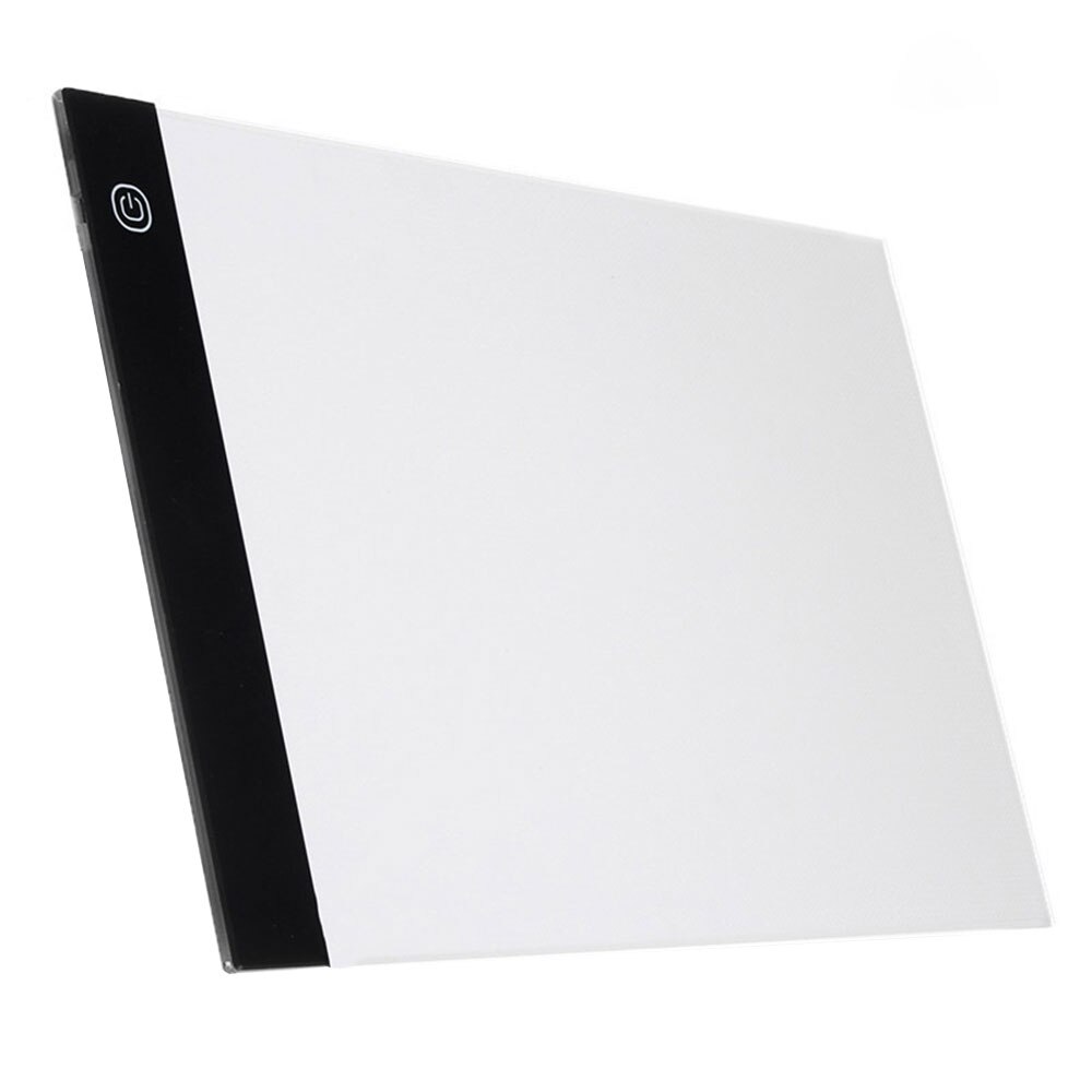 HEEPDD Led-lichttafel, A3 3-traps dimbaar kopieerbord met USB-stroomkabel voor kinderen tekenen schetsen animatie sjablonen