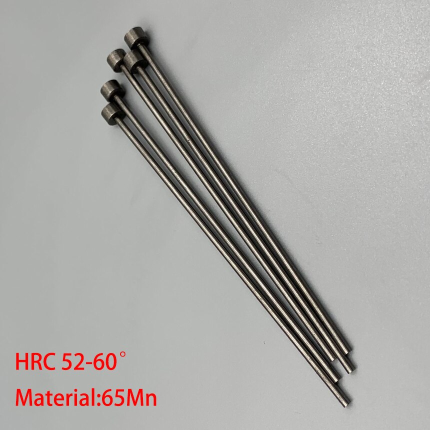 0.8mm 0.9mm OD 0.8*100/150 0.8x100/150 0.9*100/150 0.9x100/150 65Mn HRC60 Round Tip Plastic Mold Straight Punching Ejector Pin