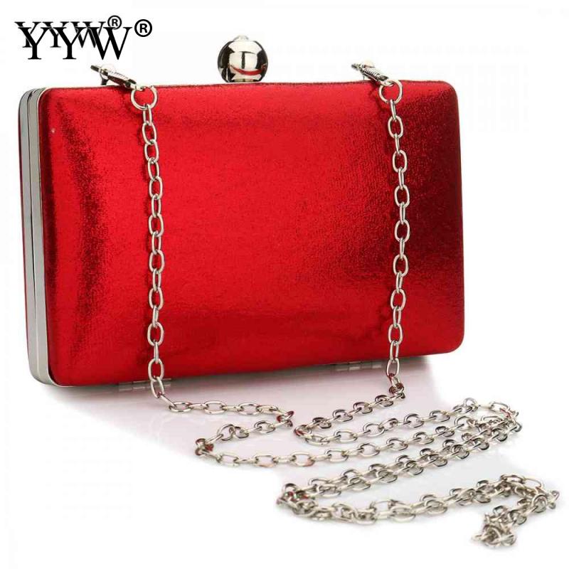 Gold Evening Clutch Crossbody Messenger Bags Box Handbags Party Luxury Clutches And Purse Wedding