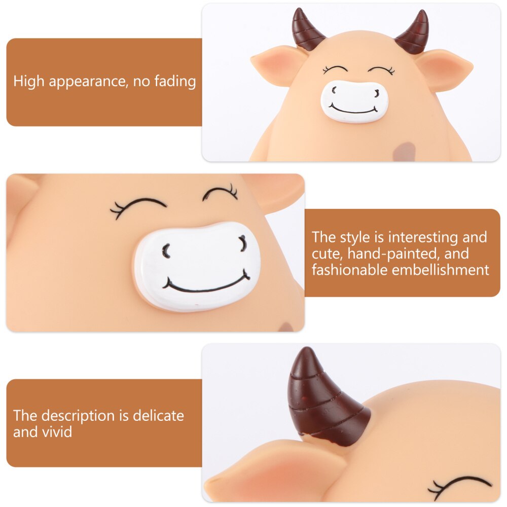 1Pc Small Saving Pot Lovely Saving Jar Cartoon Saving Pot for Decor