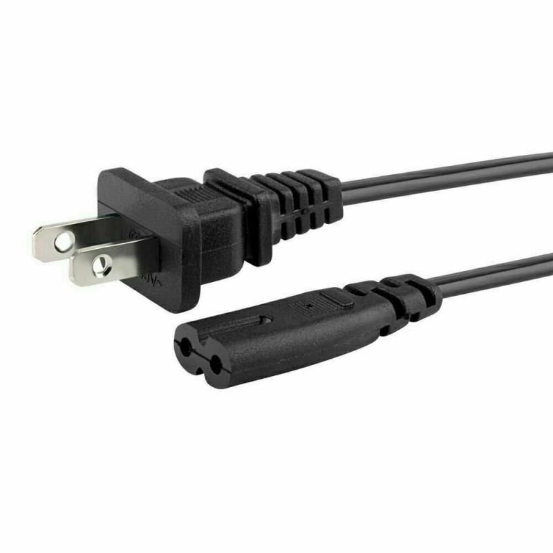 1Pcs 2 Pin Prong Eu Kabel Netsnoer Console Cord C7 Kabel Figuur 8 Power Kabel Voor Samsung voeding Xbox PS4 Laptop