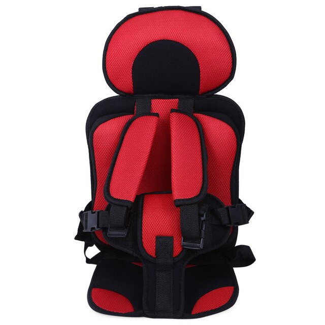 5 farver baby børnesædemåtte til 6 måneder  to 12 år gammel bærbar tykkere bløde åndbare stole måtter oddler beskyttelsesmåtte: Rød 3-12 år gammel