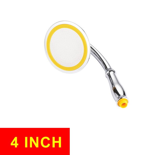 Douchekop Verstelbare Waterbesparende Regen Handdouche Grote 6 Inch Hoge Druk Badkamer Regendouche Spa Douchekop: 4 Inch