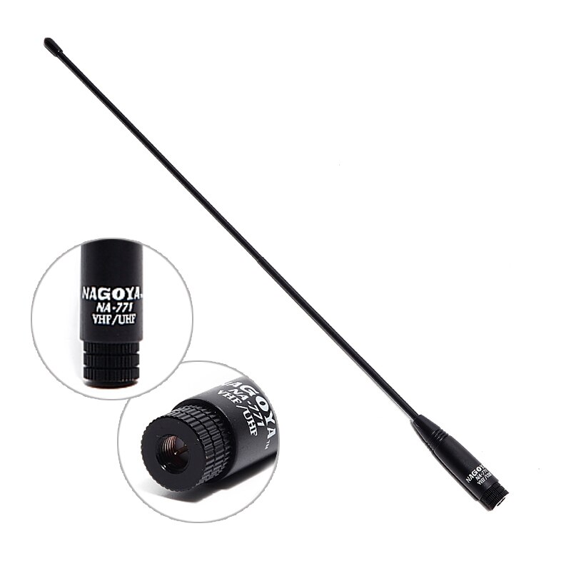 Nagoya NA-771 sma-masculino banda dupla vhf/uhf 144/430 mhz antena na 771 forhandheld gps garmin alpha 100 50 astro 430 320 900