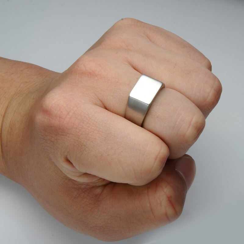316L Edelstahl Ring Top Qquality Hhigh Poliert Männer der Gold Ring Solide Ritter Hochzeit Hochzeit Schmuck