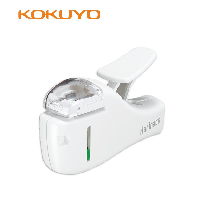 Mini grapadora japonesa KOKUYO de grapas 205, 5 hojas, segura y , 1 Uds.: WHITE