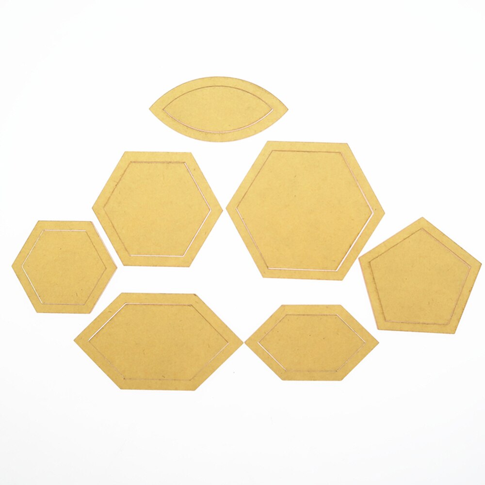 27pcs Quilting Templates Multi Pattern Transparent Quilting Tool Sewing Templates for Embroidery