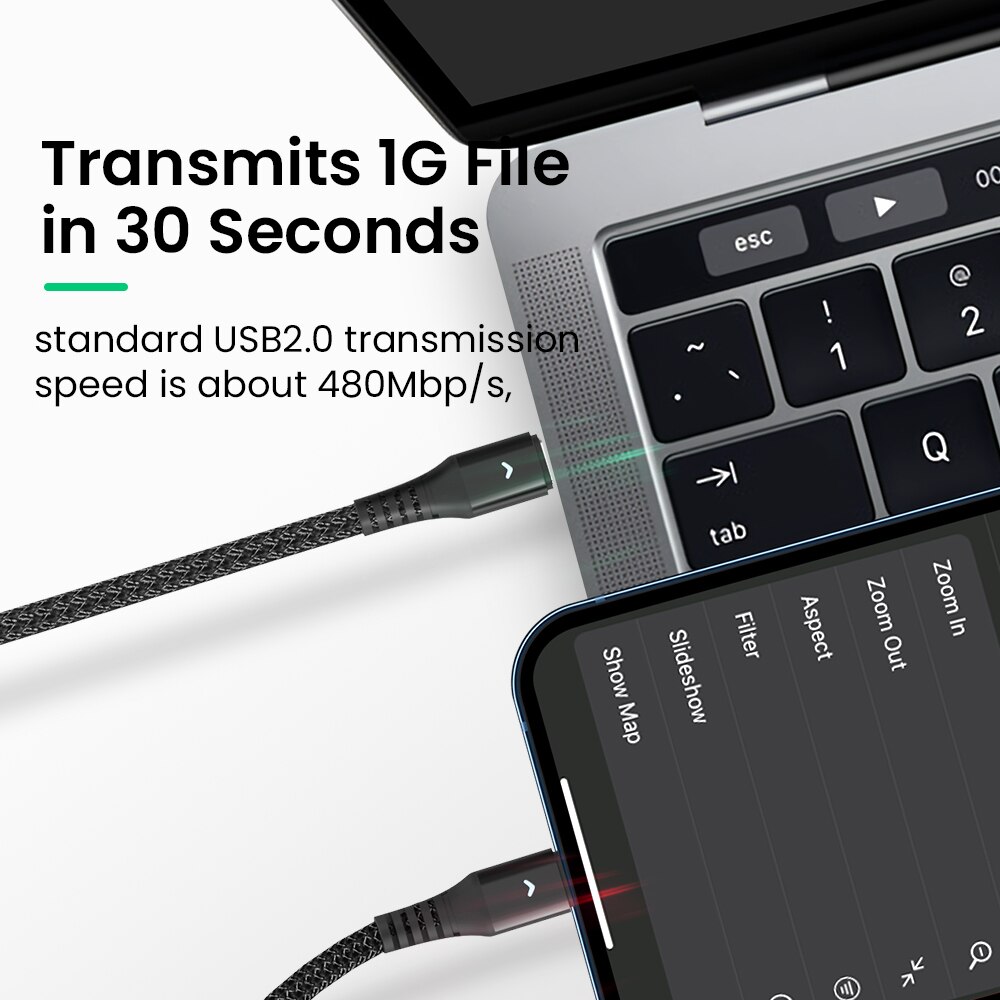 Cavo USB tipo C PD da 20W per iPhone 12 pro 12 mini caricabatterie a ricarica rapida per iPhone 11 XS XR X cavo dati USB C cavo di alimentazione