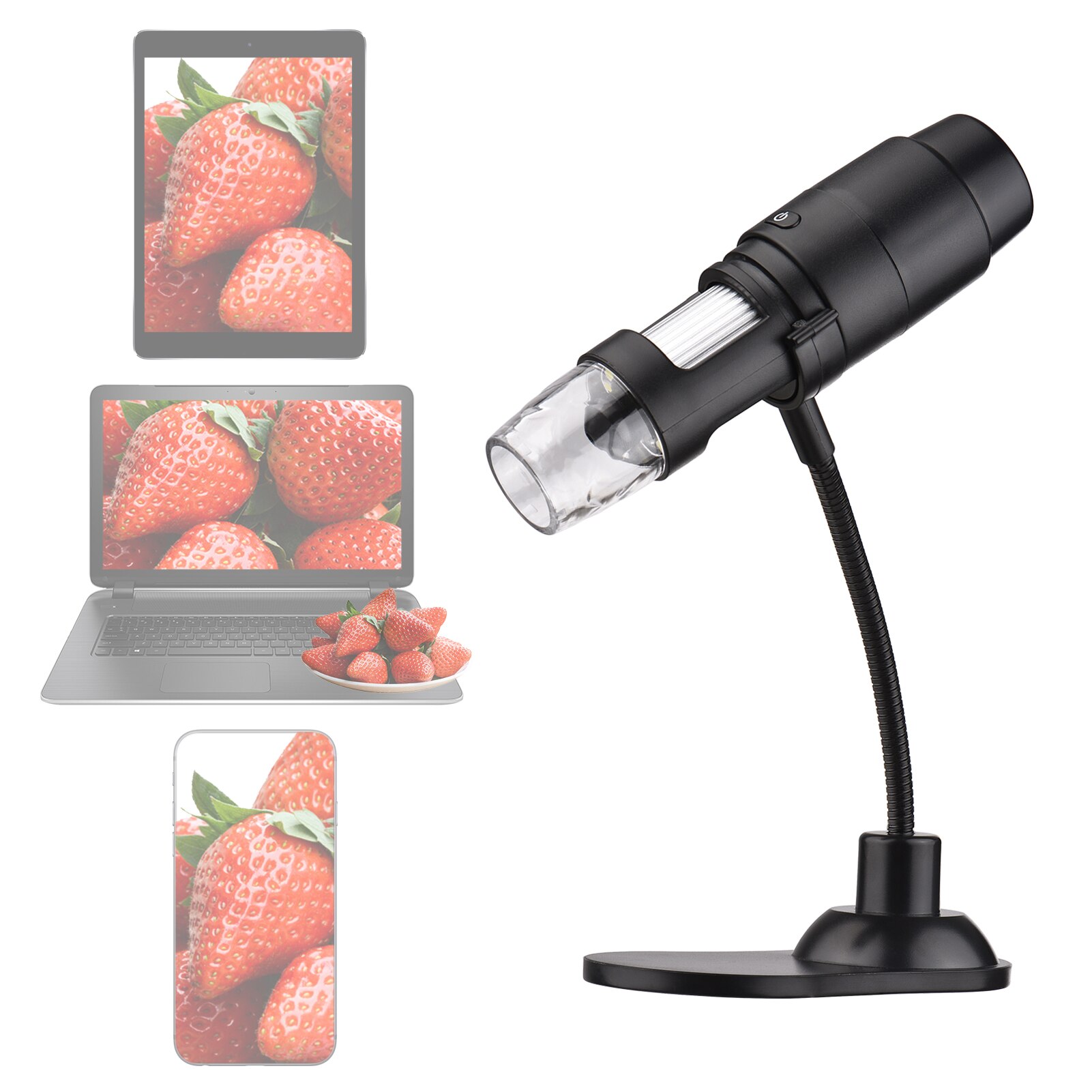 1000X Handheld Digital Electronic Microscope Portable Mini Magnifier for Phone Laptop Desktop Insect Skin Plant Observation: Type 2