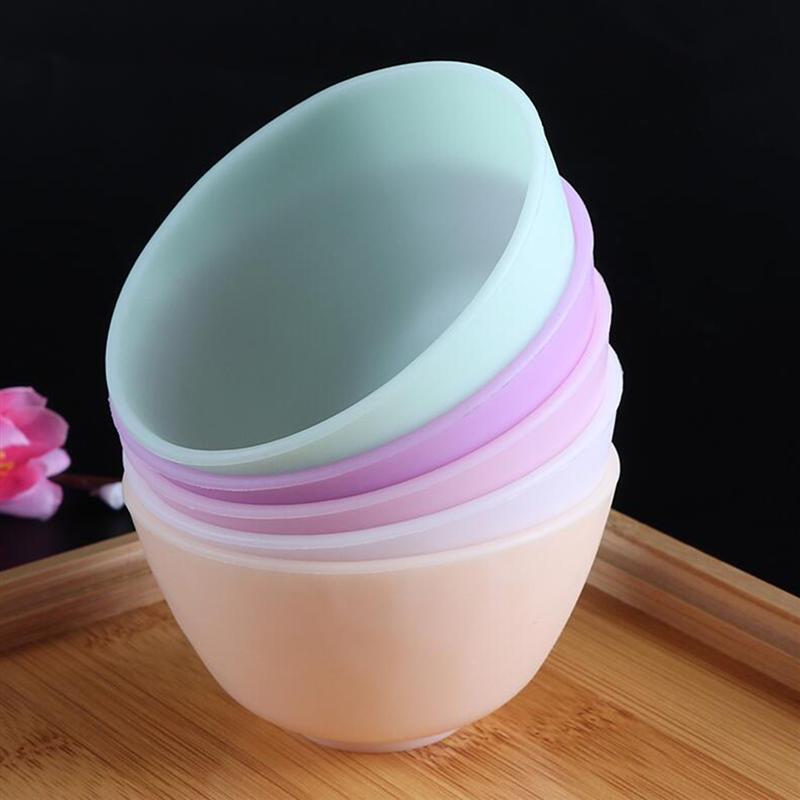 12,5 X8cm/10,5 X7cm/8X5cm Geruchlos Anti-Tropfen Silikon Schüssel Gesichts Maske Mischen Vorbereitung Sauerei Salz Soße zucker Butter Dressing Schüssel
