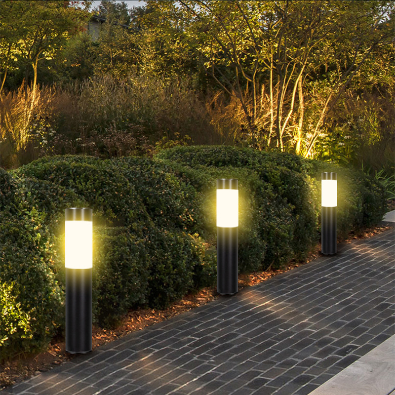 Le voie solaire de jardin allume l'éclairage extérieur de LED prise de terre borne lumineuse pour les cour de pelouse de voie de jardin de Patio