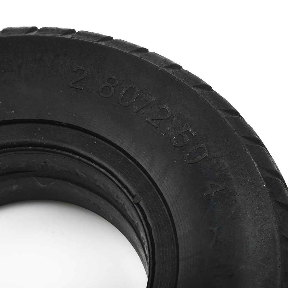 Batterij Auto Effen Band 2.80/2.50-4 Oudere Scootmobiel Niet-inflatende Band Polyurethaanrubber 1pc Praktisch Nuttig