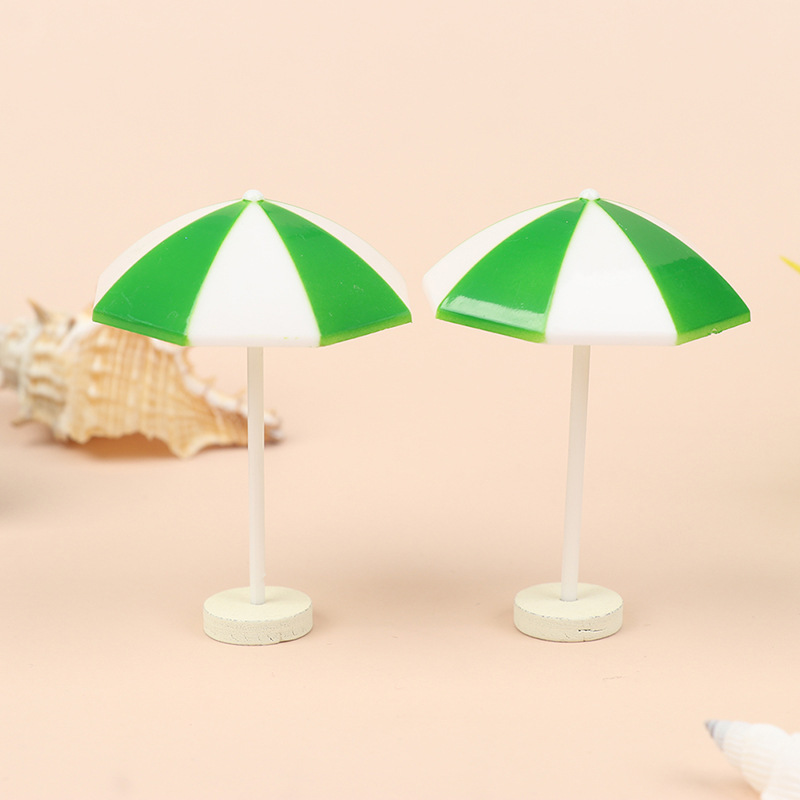 1:12 puppenhaus Miniatur Strand Sonnenschirm Bunte Szenen Dekoration freundlicher Spielzeug
