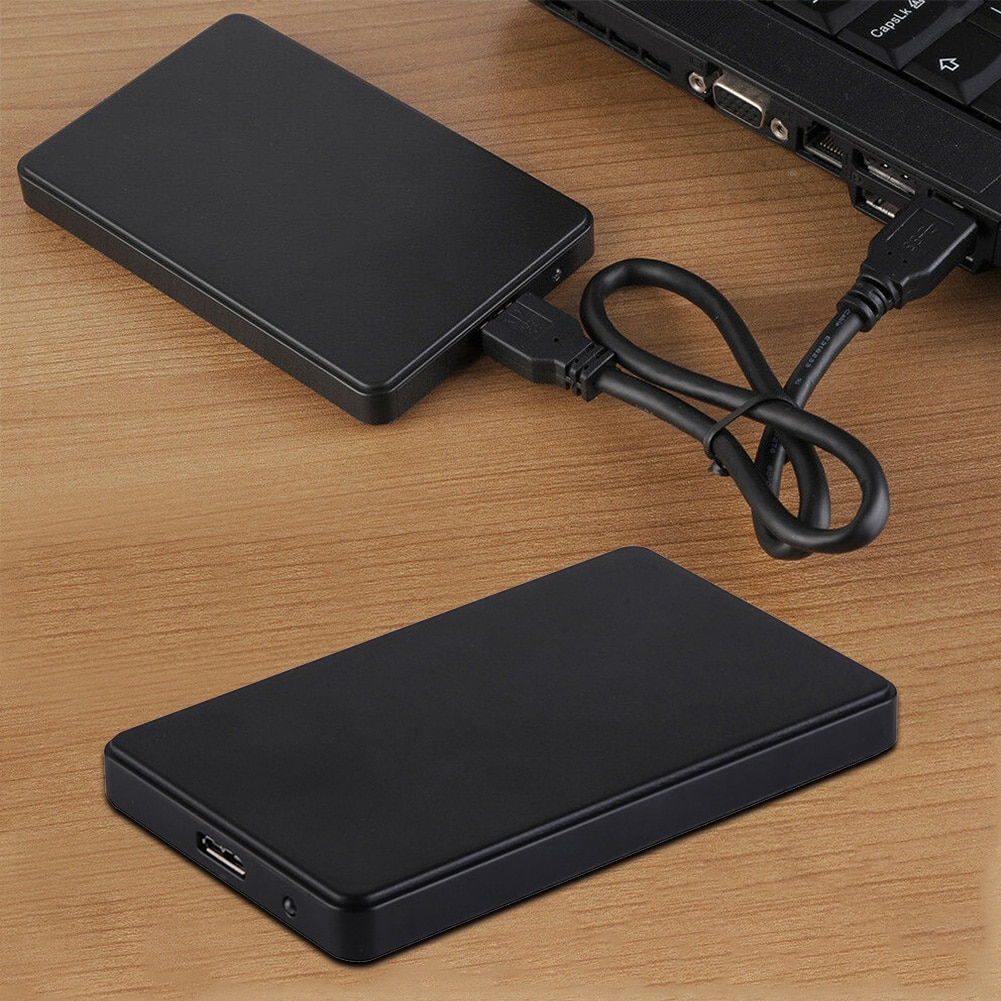 Case Portable 2.5 Inch SSD 2TB Desktop PC HDD Enclosure Universal ABS USB 3.0 Hard Disk External High Speed Durable