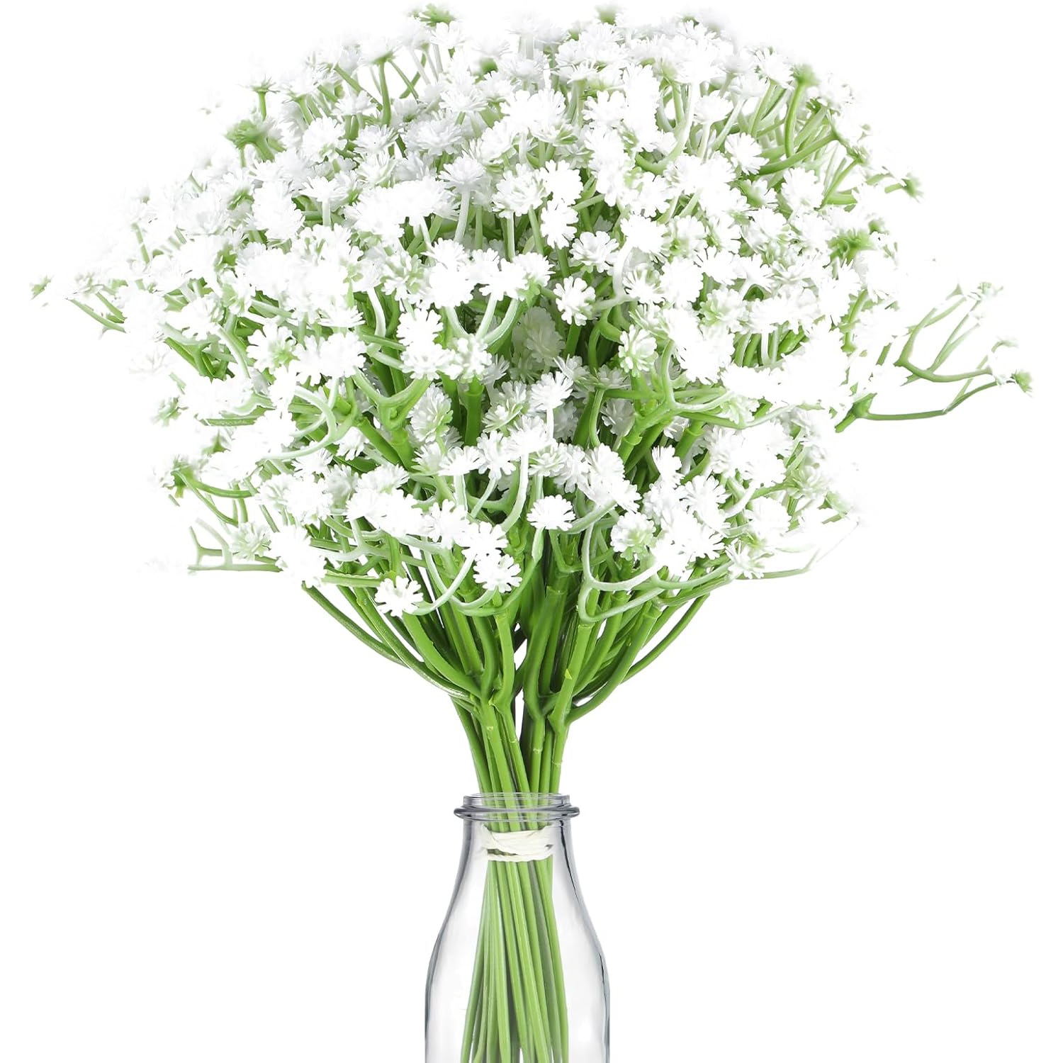 Kunstig plastblomst gypsophila utendørs hage gårdsplass hjem vase bord hotsale bryllup brudebukett gjør-det-selv-tilbehør
