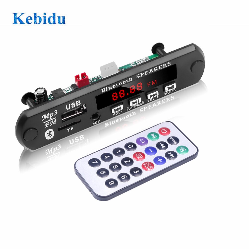 Kebidu Bluetooth MP3 Decoder Board MP3 Kaartlezer MP3 Bluetooth Module Audio Accessoires Handsfree Met Mic Fm Tf Usb Aux