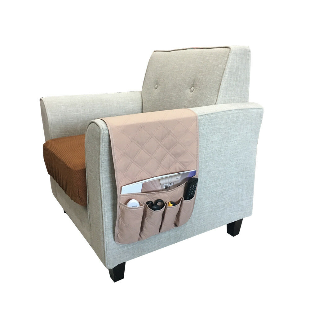 Fjernbetjening opbevaring lænestol holder opbevaring organizer armlæn sofa lomme
