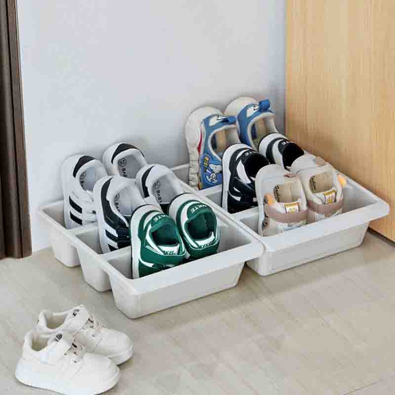1-3 PCS Household Shoe Cabinet Oblique Plug-In Bed Shoe Storage Door Simple Shoe Rack Oblique Storage Box Integrated Shoe Box