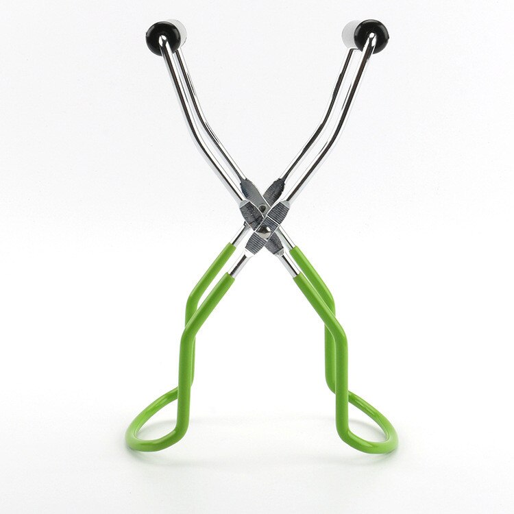 Canning Jar Lifter Tongs Stainless Steel Jar Lifter with Grip Handle Anti-scalding Lifter Non-slip Feeding Bottle Clip Kitchen