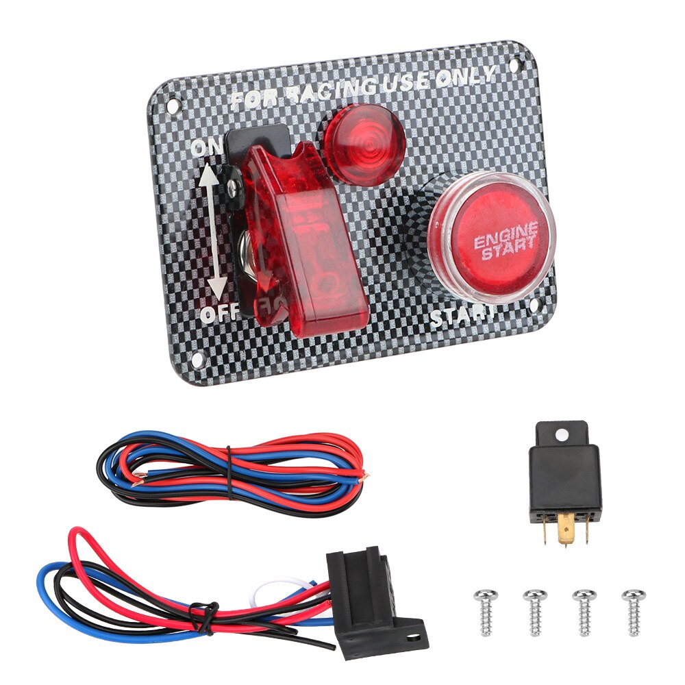 12V LED Toggle Switch Ignition Switch Panel LED Ca... – Grandado