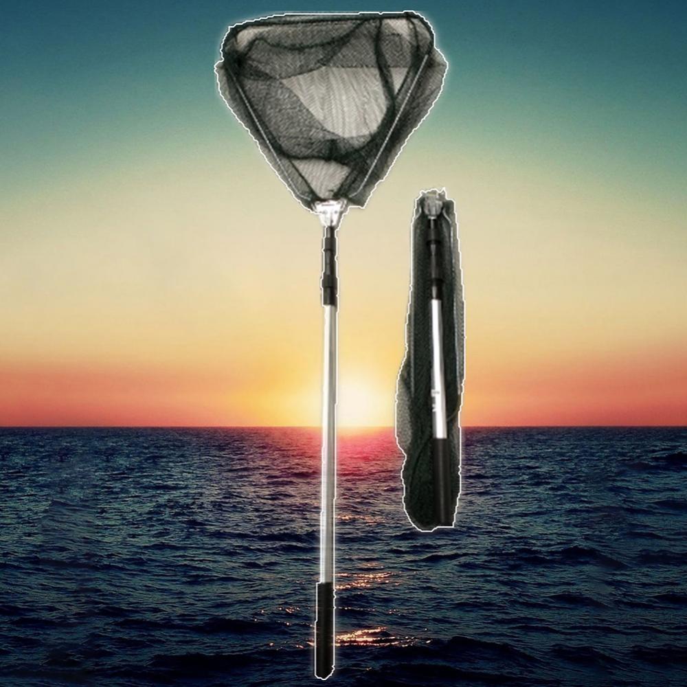 Aluminum Alloy Telescopic Net Foldable Fishing Landing Bird Fish Fly Catcher