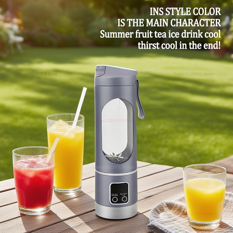 Przenośny, ładowany przez USB mini mikser robić smoothie, koktajli mlecznych, soków owocowych, osobisty przyrząd robić świeżo wyciskanych napojów na wynos.