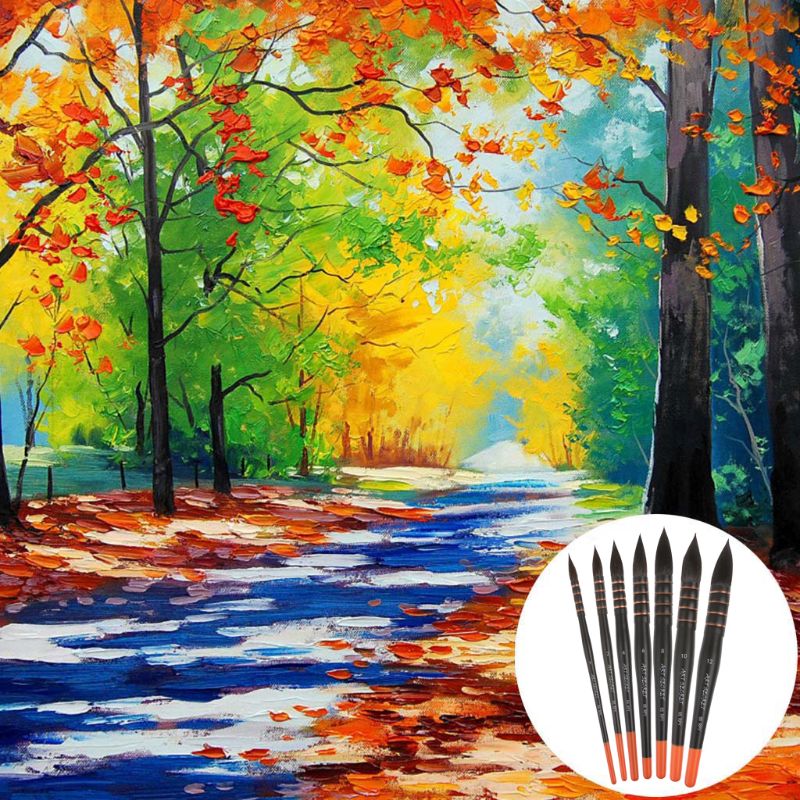 Holz Griff Eichhörnchen Haar Kunst Farbe Aquarell Pinsel Künstlerische Zeichnung Hand Malerei Wasser Farbe Pinsel Kunst Liefert
