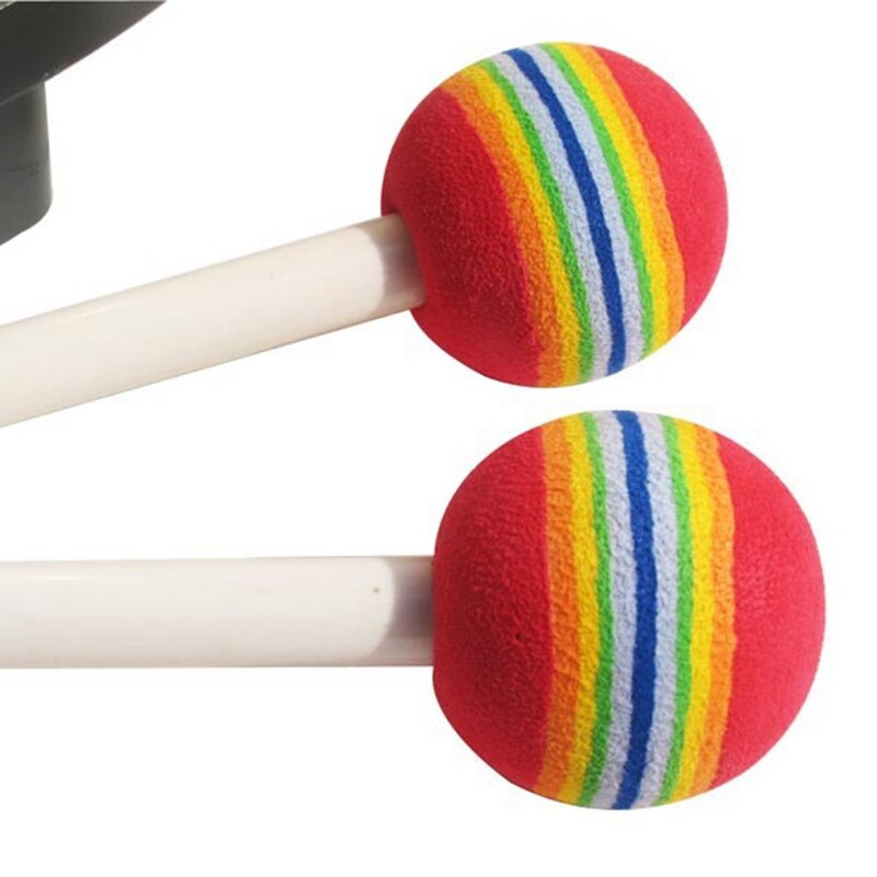Boden Trommel Party Verein Karneval Farbe Schlagzeug Band mit 2 Holz SchläGel Musical Trommel Spielzeug für freundlicher