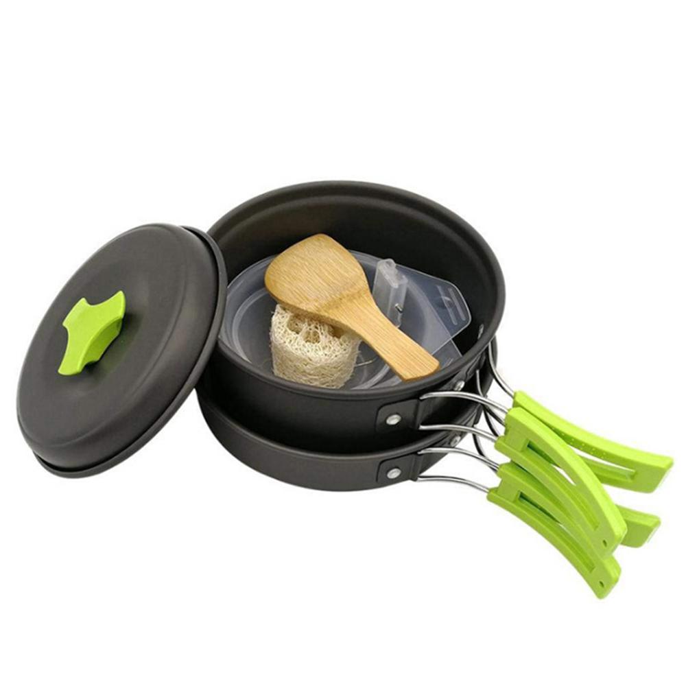 Leichte, Tragbare Kochen Ich bin Freien Bausatz Camping Kochgeschirr Chaos Bausatz Rucksack Getriebe Wandern Ich bin Freien Picknick Falten Cookset