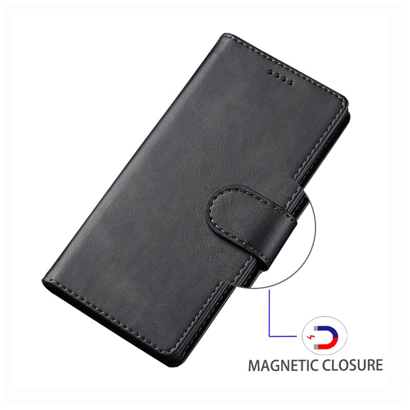 Stand Case Voor Xiaomi Redmi 7 7A Cover Case Magnetische Flip Wallet Luxe Vintage Vlakte Lederen Telefoon Tas Op Xiomi redmi 7 Een Coque