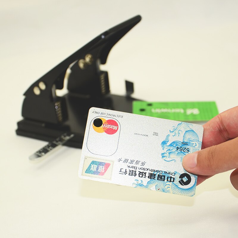 Metal Heavy Duty 2 Perforator Pvc Kaart Papier Cutter Diy Losbladige Scrapbooking Puncher Snijgereedschap Kantoor Ambachtelijke levert