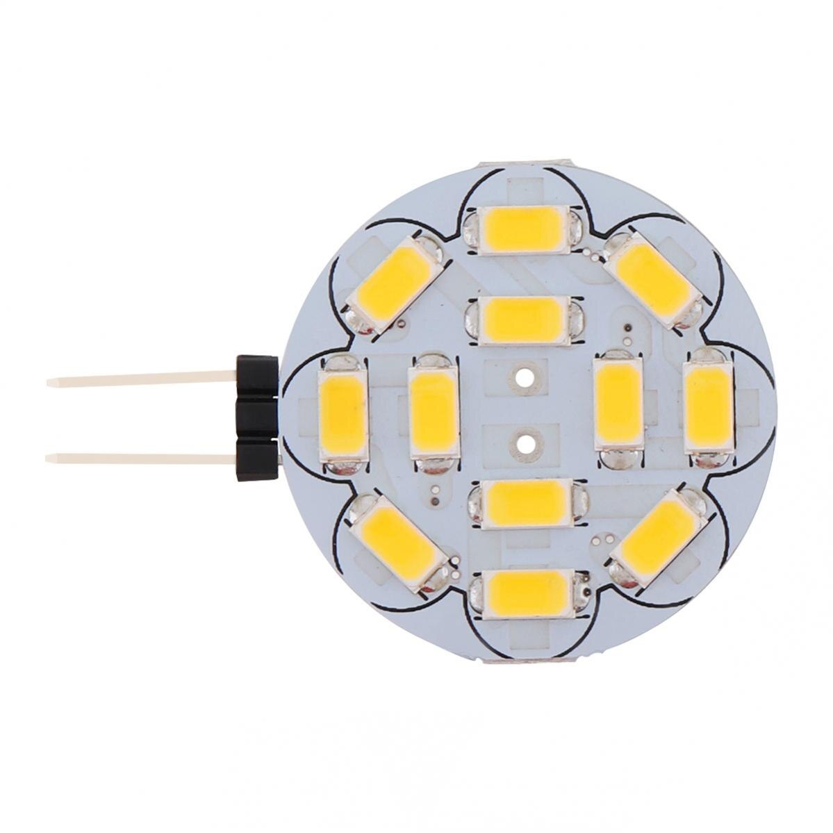 Licht Boord G4 Led Lamp 5730 Smd Led Lamp Dc 12V Bi Pin Lamp Led Lamp 3W warm Koud Led Verlichting Vervangen Halogeen: WHITE
