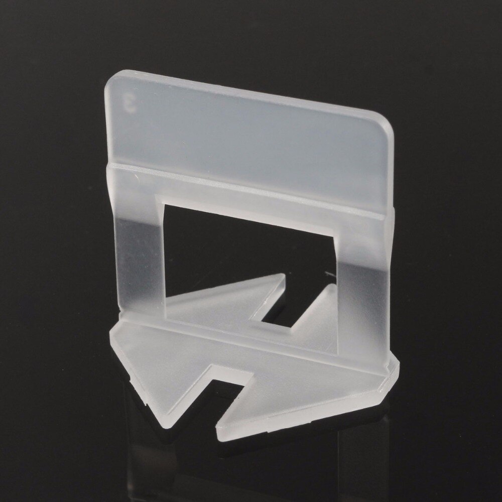 Flisejævningssystem 200x clips kit væg gulv fliser spacer flise værktøj 1.0mm 3.5cm x 3.5cm