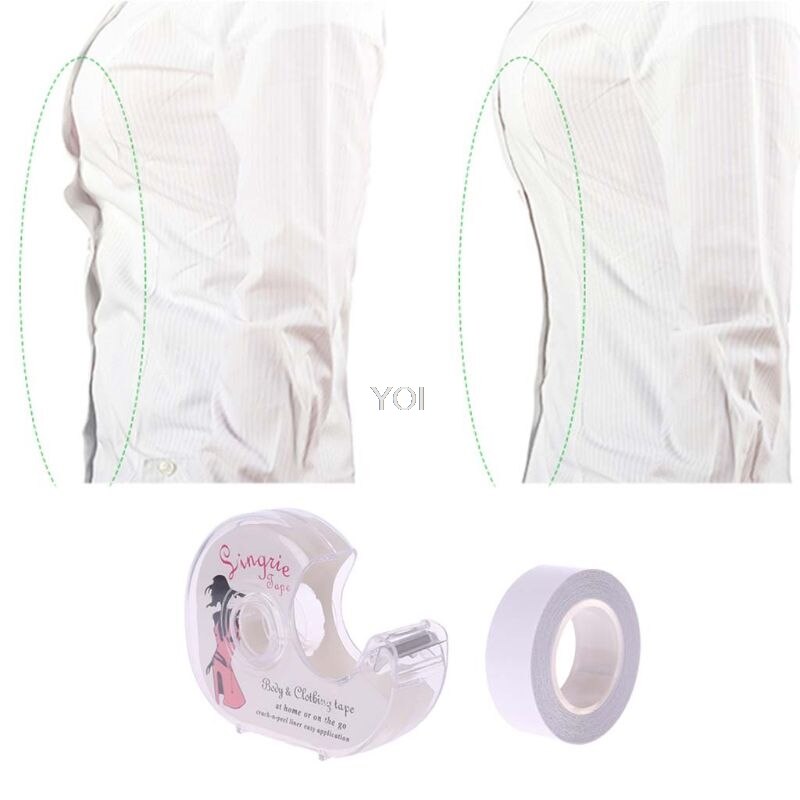 5M Veilig Lingerie Tape Verzekering Dubbelzijdig Body Kleding Kleding Clear Beha Strip Anti-Blootstelling Lijm Bruiloft Prom