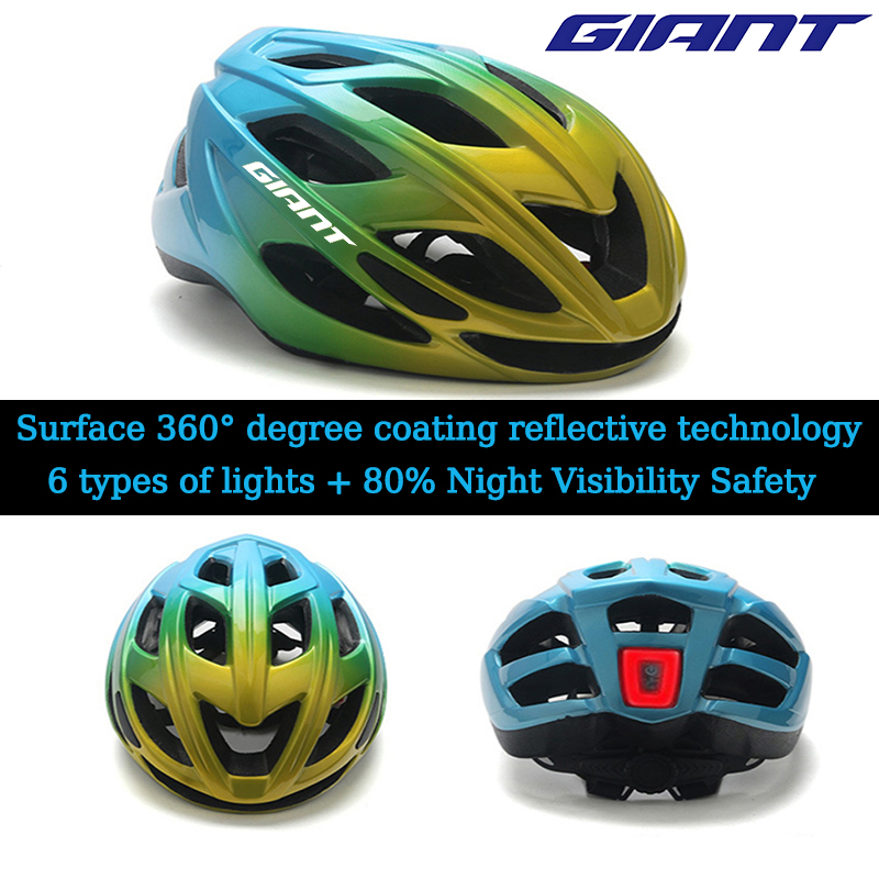 Giant Ultra-Light Cycling Helmet for Adults with 18 Vent Holes, Adjustable Strap & EPS Foam, CPSC/CE Certified for Road Bike MTB